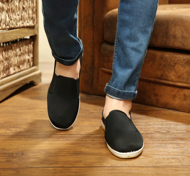 Ake Sia/Лидер продаж модные мужские парусиновые лоферы мокасины Zapatos слипоны с