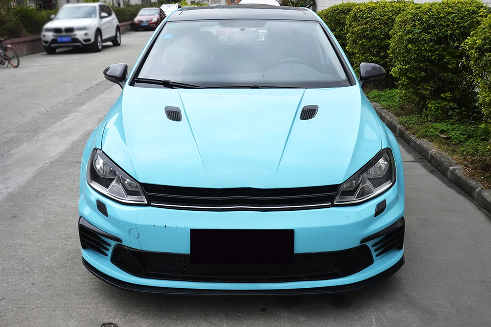 Светильник ры для бровей фары Volkswagen VW Golf 7 VII MK7 GTI R LINE 2014 2017 углеродное