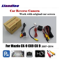 liandlee car rearview parking camera for mazda cx 9 cx9 cx 9 20072014 display hd ccd rear view backup back ntsc pal rca aux cam