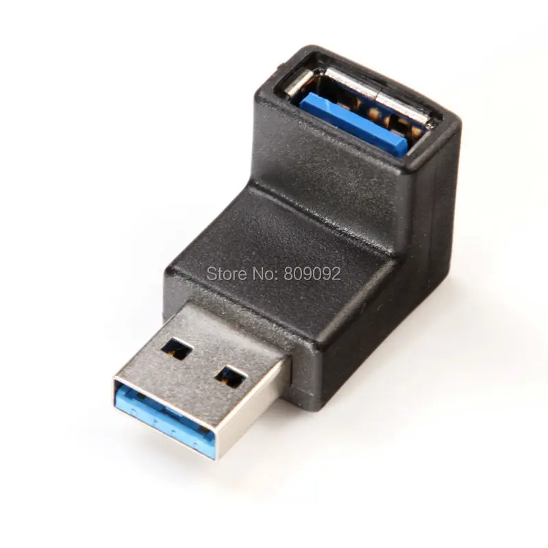 USB 3 0 A штекер к гнездовой разъем адаптера Расширение 90 градусов правый угол