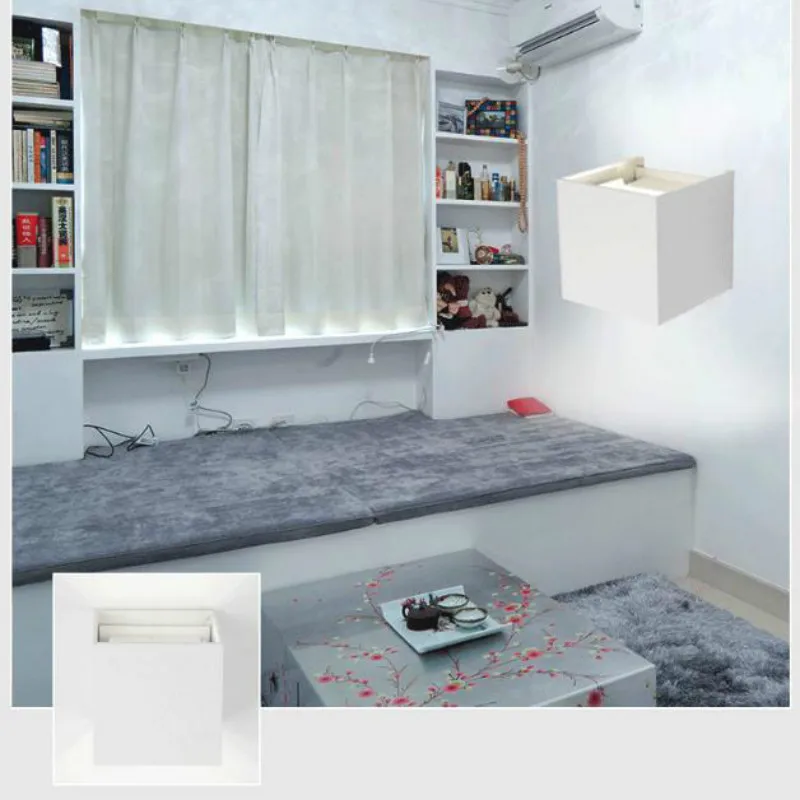 Светодиодный наружный светильник водонепроницаемый IP65 комнатный и квадратный