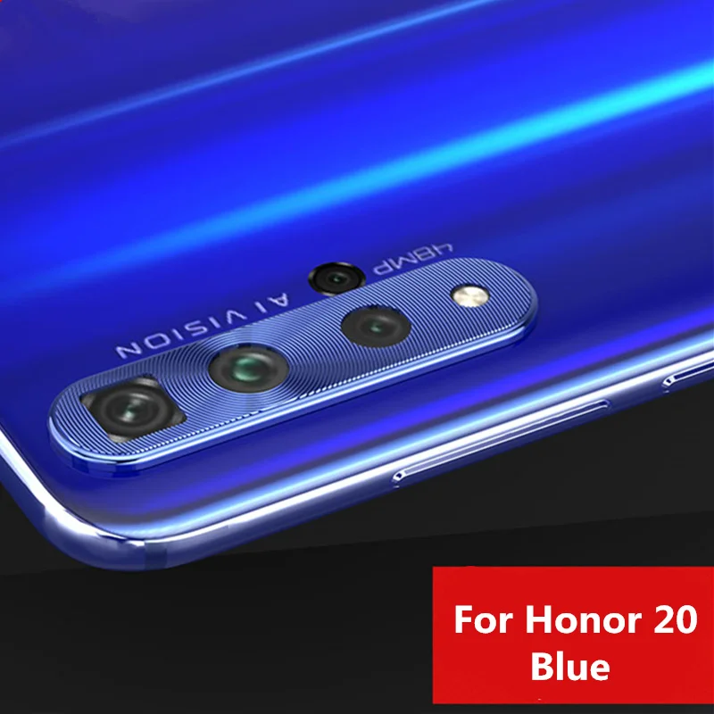 Для Honor 20 Pro Защитная крышка для объектива камеры с кольцевым покрытием алюминиевая защитная крышка для объектива камеры для huawei Honor 20 20i 20s Nova 5t