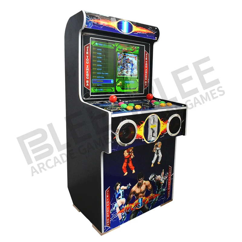 Ретро аркадная игровая консоль 1" ЖК-дисплей 3D коробка 2200 в 1 видеоигры Электрический уличный Аркада файтинг коробка 6 S 1388 в 1