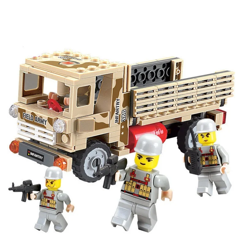 Полевые военные Legoings модель строительные блоки комплект для ПВО ракетная