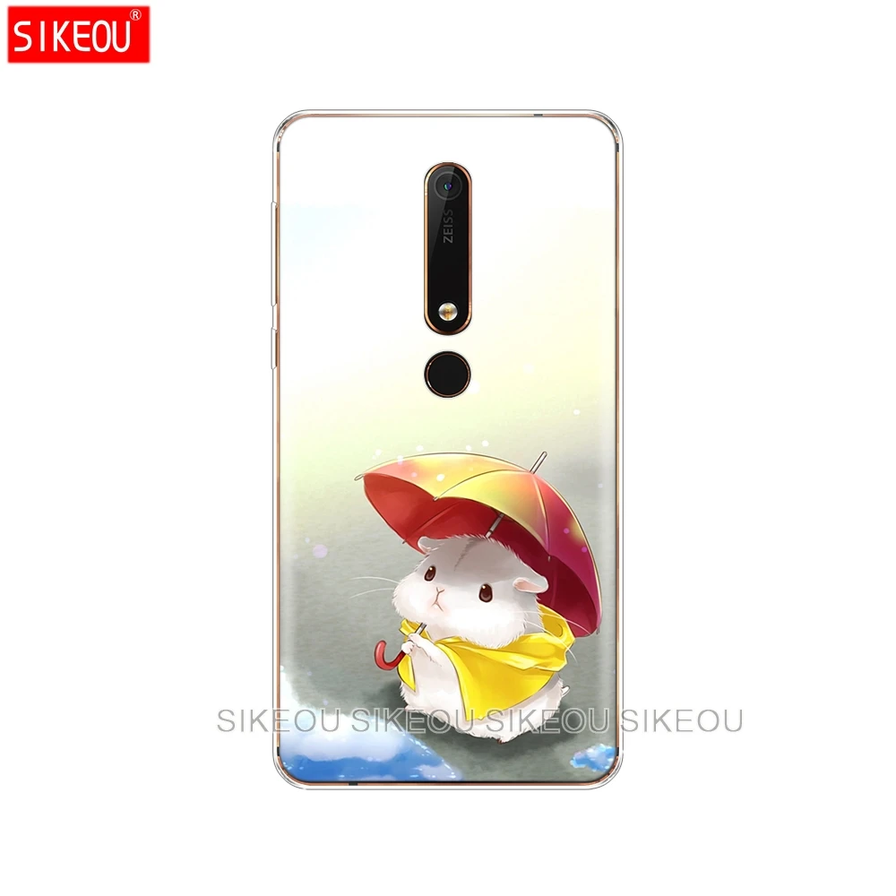 

silicone cover phone case for Nokia 5 3 6 7 PLUS 8 9 /Nokia 6.1 5.1 3.1 2.1 6 2018 Rabbit mouse Hamster