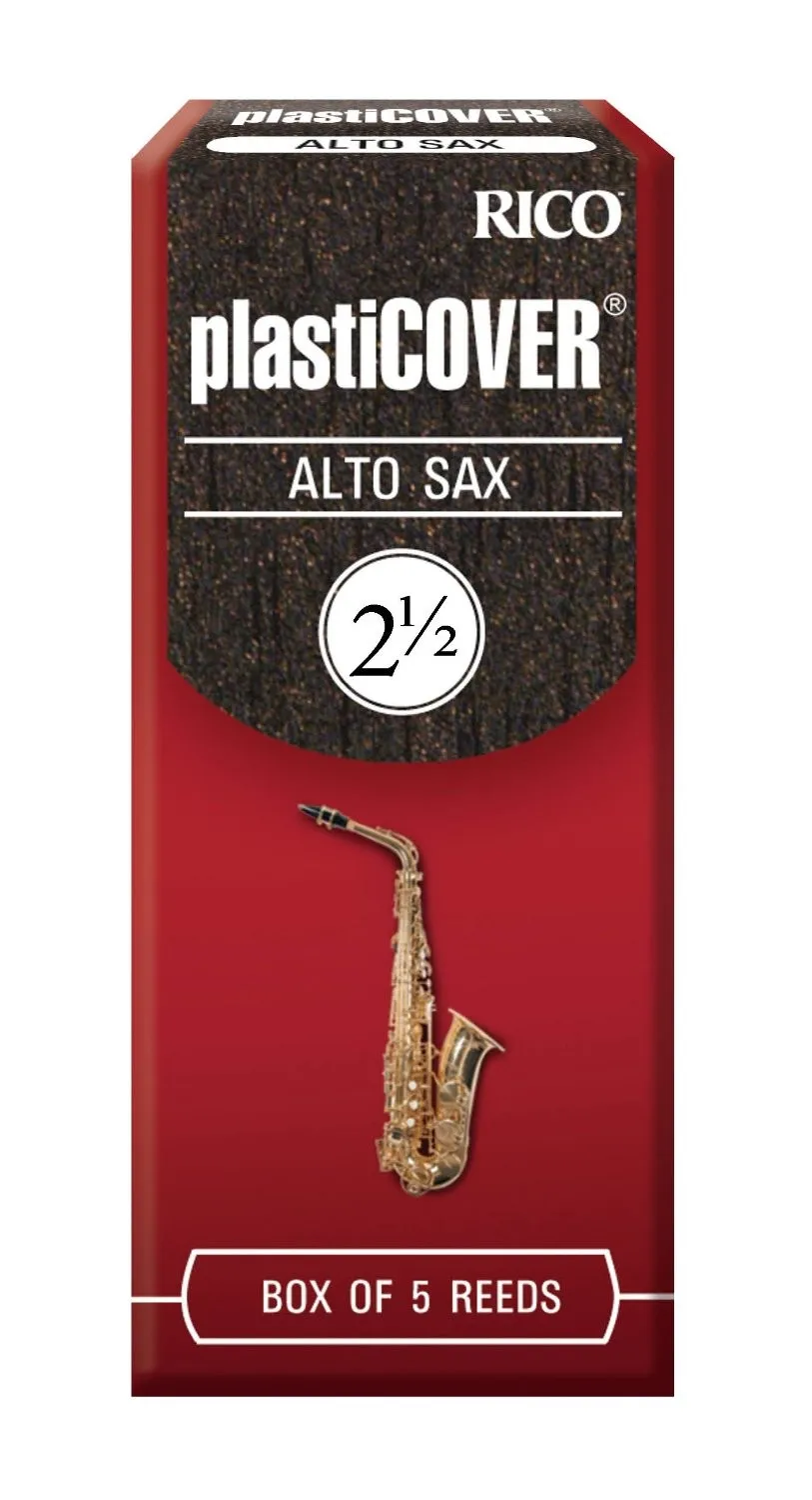 RICO Plasticover Alto Eb виниловые водонепроницаемые Сакс трости/трости для альт-саксофона 2,5#, 3,0#, 3,5# коробка из 5