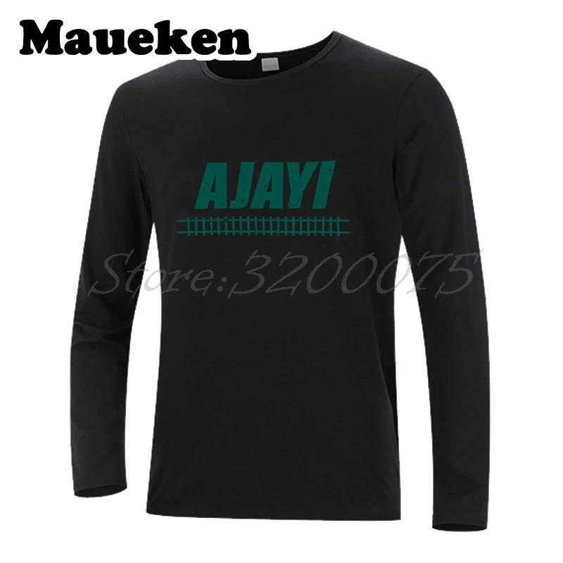 Мужская футболка с длинным рукавом Jay Ajayi 36 JayTrain Philadelphia Fly Bleed Green супер мужская