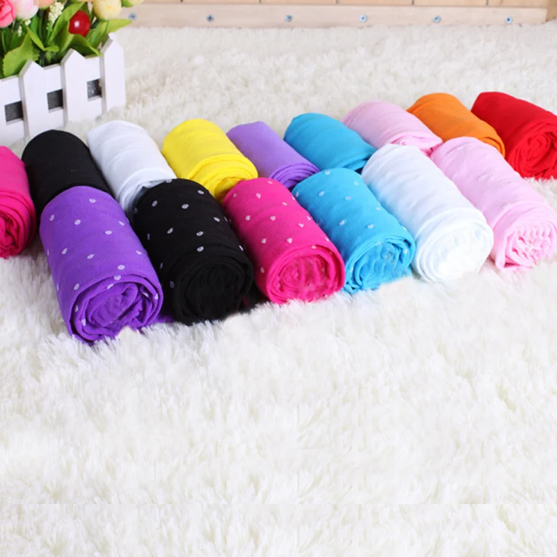 Новые стильные детские чулки для девочек в горошек бархатные шелковые колготки