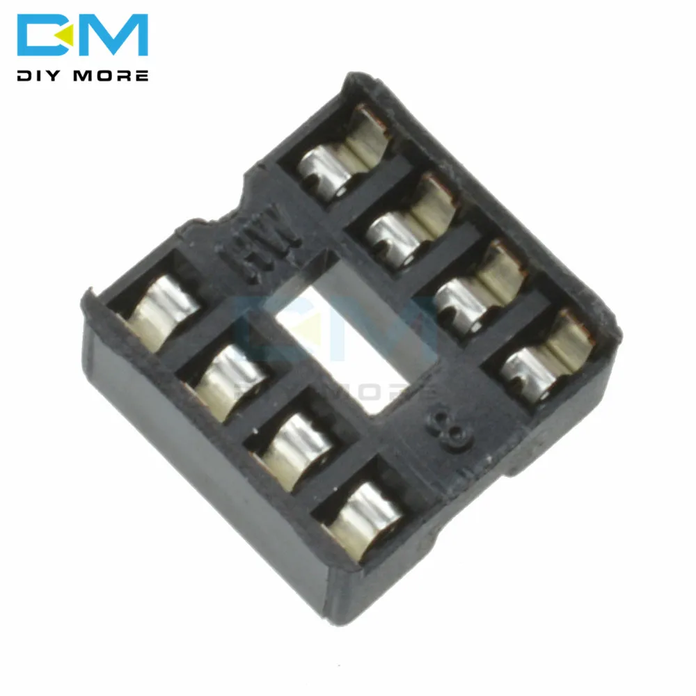 10-50PCS IC Sockets Adaptor Solder Type IC Connector Chip Base 2.54MM DIP8 DIP14 DIP16 DIP28 DIP40 28 14 16 8 40 Pin DIP Socket