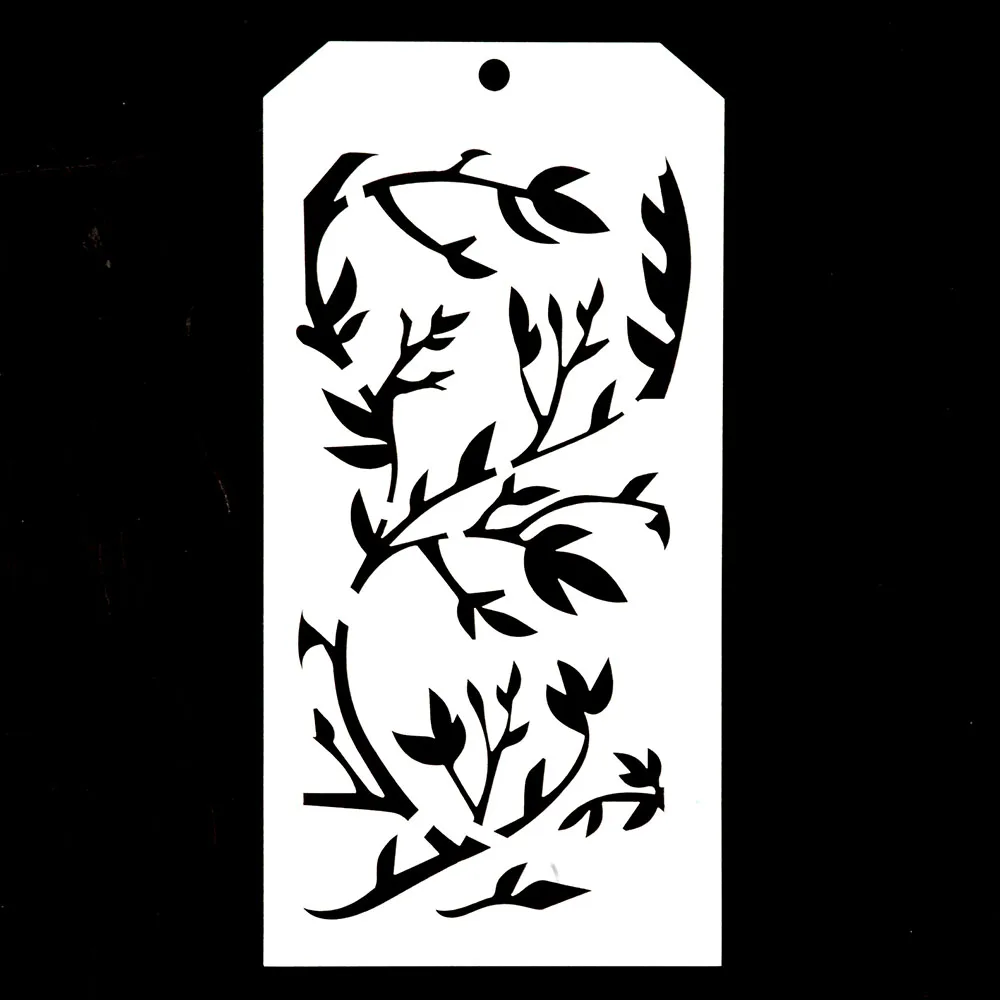 12*24 см Трафарет Тропических листьев для скрапбукинга альбом рисования