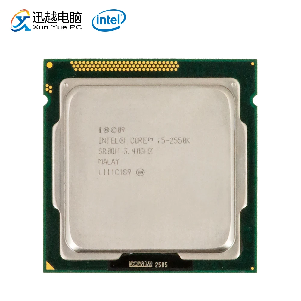 Intel Core i5-2550K настольный процессор i5 2550 K четырехъядерный 3 4 ГГц 6 Мб L3 Кэш LGA 1155