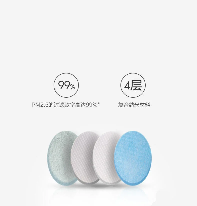 Xiaomi чисто анти-загрязняющая воздушная маска с PM2.5 550mAh Battreies перезаряжаемый фильтр с вентилятором для спорта для мужчин и женщин