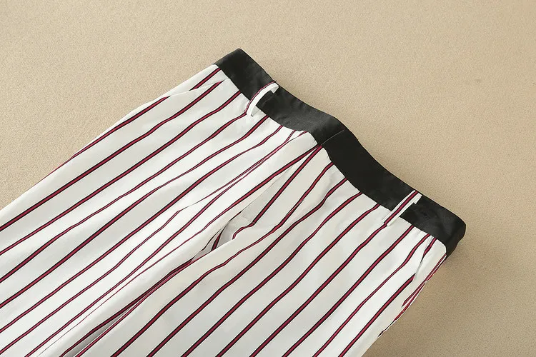 2018 Модные женские два Комплект из 3 предметов жилет без рукавов с принтом в