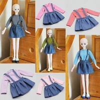 2019 new dolls accessories clothes dress for 60cm 13 bjd doll clothes toy suit dress for bjd toys for girls random color
