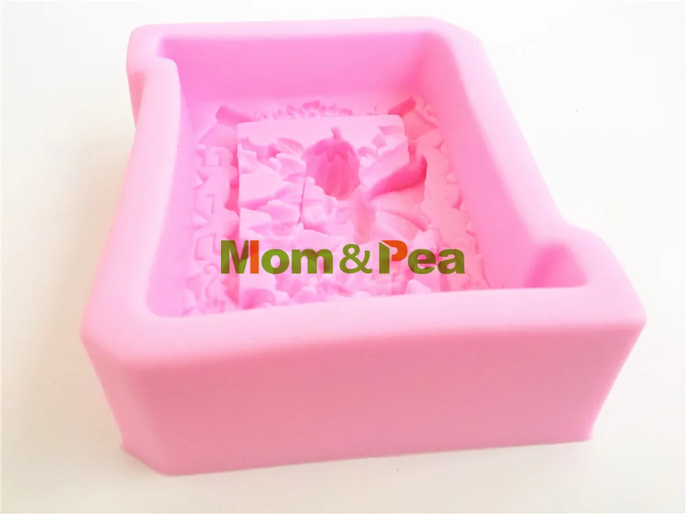 Mom & Pea 0395 Феи игра Voilin силиконовая форма для мыла украшение торта помадка торт 3D