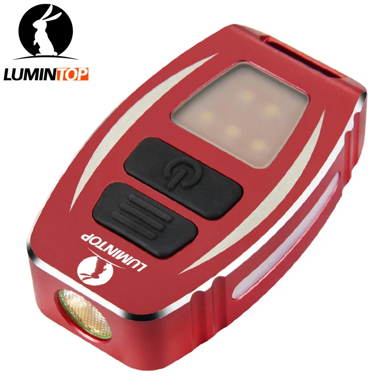 LUMINTOP Алюминий сплава автомобиля Форма Перезаряжаемые muiti-функция фонарик GEEK с