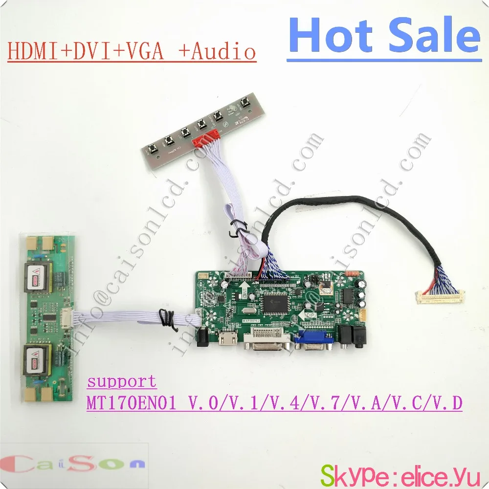 DVI VGA AUDIO of Главная плата ЖК дисплея driver MT170EN01 V.0/V.1/V.4/V.7/V.A/V.C/V.D|Запасные части| |