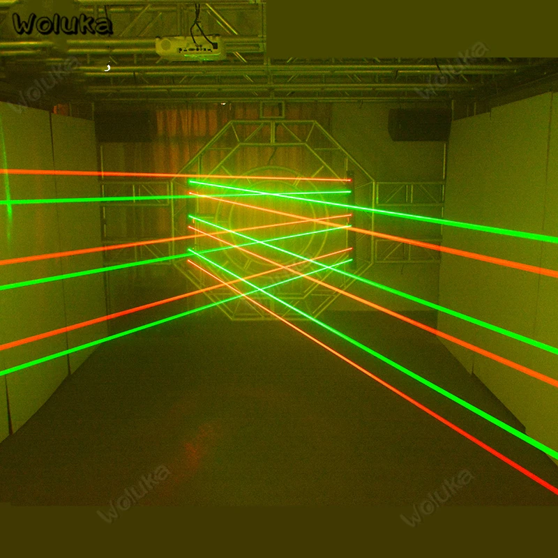 Длинный тип 8 глаз светильник красный зеленый синий смешанные цвета ktv флэш бар