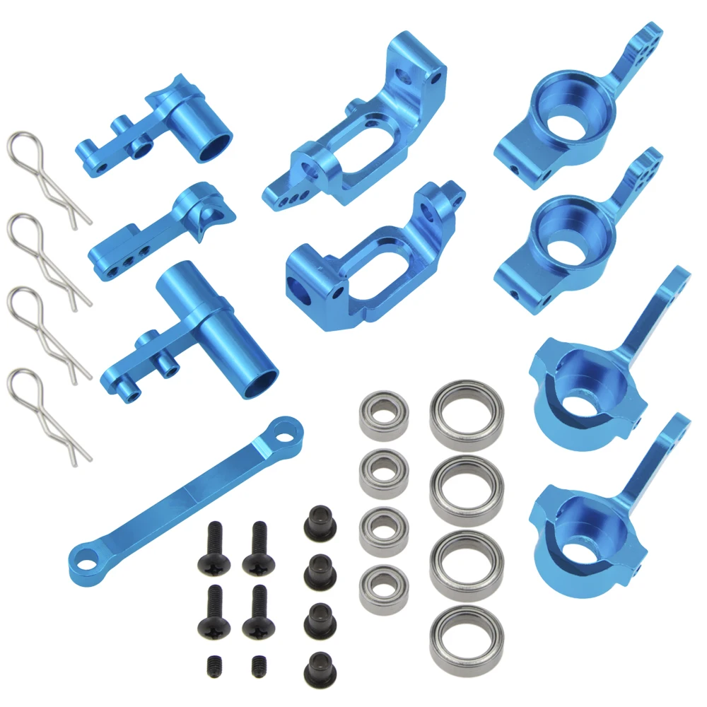 1set Hub Carrier Steering Servo Saver Complete Set Ackerman Plate Bearing 102210 102211 102212 102057 102040 1/10 Hsp Redcat | Игрушки и