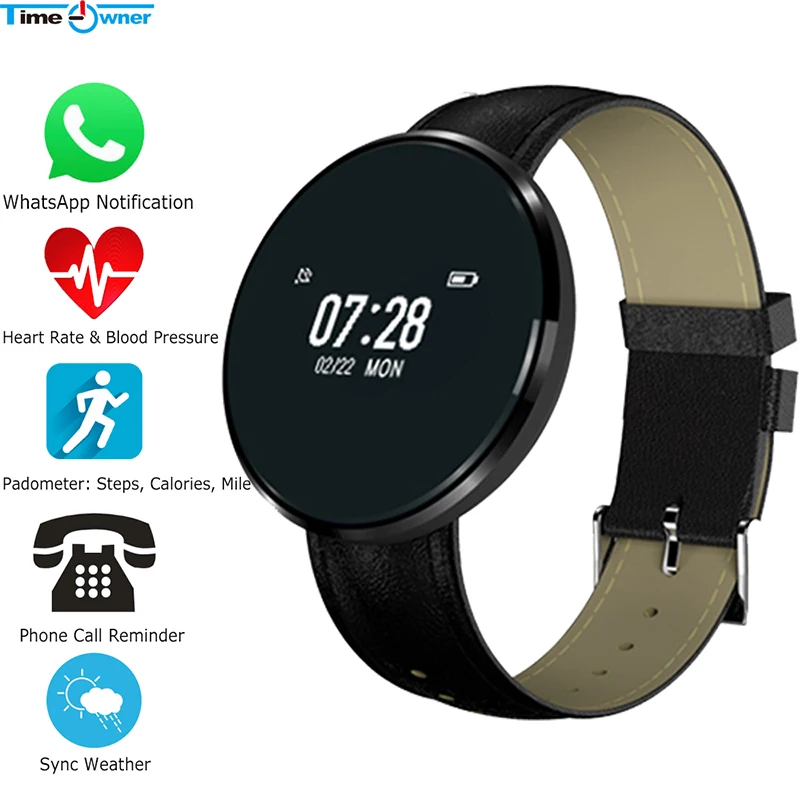 Владелец часов CF006 Bluetooth часы Смарт браслет синхронизация погода социальное