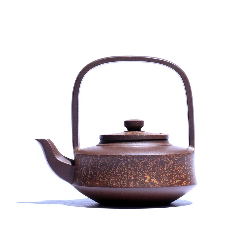 recommended distribution all hand undressed ore purple clay ceramic tea set large choi zhi-gang cao craftsmen girder | Дом и сад