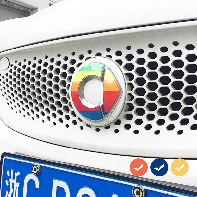 

Frot 3D Автомобильная наклейка, автомобильное украшение, автомобильный логотип, автомобильные аксессуары, мотоциклетная наклейка для Smart 453 ...