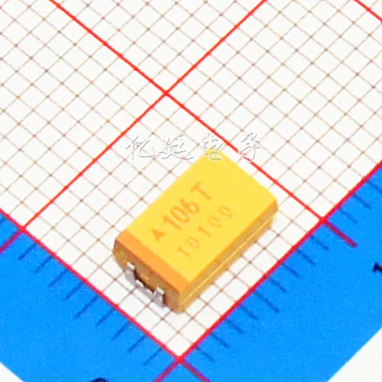 Chip Tantalum Capacitor 10UF 50V D Type 7343 106T 10% Bile Capacitor Yellow Polarity Capacitor