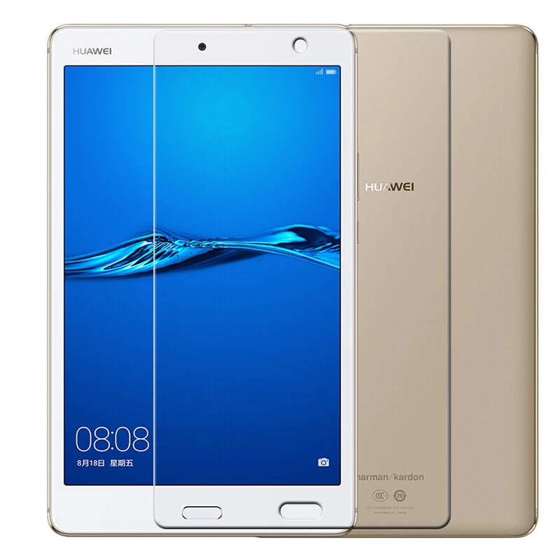 Новинка закаленное стекло 9H для HUAWEI MediaPad M5 lite 8 дюймов искусственная кожа 0 защита