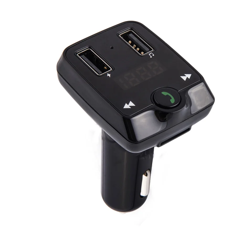 ANLUD Bluetooth fm-передатчик беспроводной Автомобильный MP3-плеер с двумя usb-портами автомобильное зарядное устройство HandsFree Bluetooth автомобильный комплект поддержка FLAC