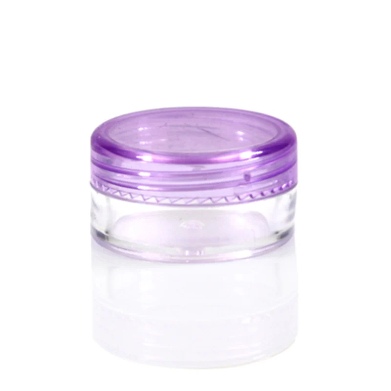 Purple 5 Популярная косметика для хранения косметики банку 5 шт./компл. на круглые бутылки с точечной фиксацией коробка прозрачный Портативный 10 шт./компл. макияж крем Пластик нейл-арта - Цвет: Purple 5