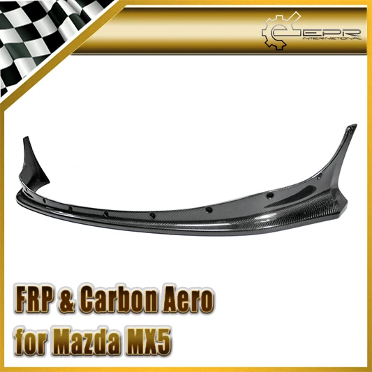 

Car-styling For Mazda MX5 1989-1997 NA Miata Roadster Carbon Fiber RB Style Wide Body Front Lip Glossy Fibre R RB Trim