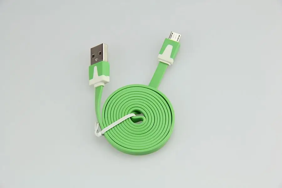300 шт./лот 1 м 2 м 3 м Плоский Цветной USB микро кабель для htc& samsung Galaxy S7 S6 S5& Nokia& LG& sony дешевая цена