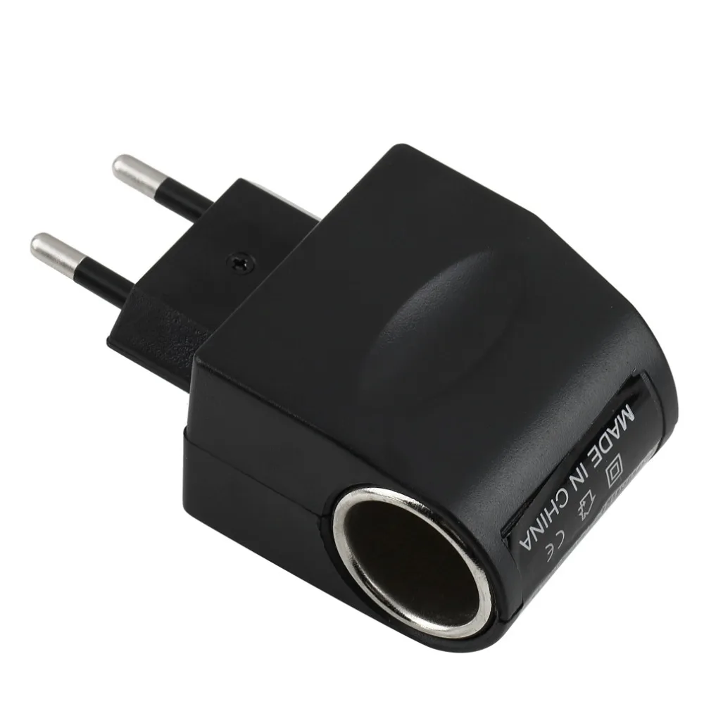 220V AC to 12V DC Car Cigarette Lighter Wall Power Socket Plug Adapter Converter For Car Cigarette Lighter Port Power Converter