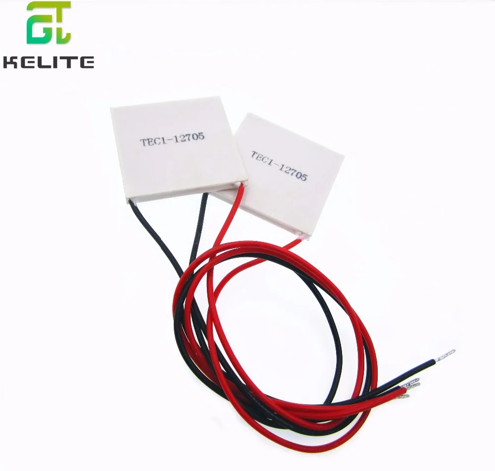 10 шт. TEC1 12705 Термоэлектрический охладитель Пельтье 12В 5А ячейки TEC12705 Модуль|Детали