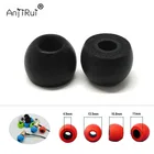 ANJIRUI TS-400, черный, 4,9 мм, 13,5 мм, изоляционная пена с эффектом памяти, наконечники для наушников в ухо, гарнитура, наушники, усиленные басы, C, набор амбушюров