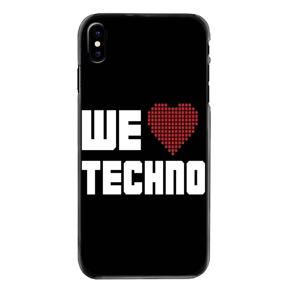 Чехлы для телефонов Sony Xperia X XA XZ M2 M4 M5 C3 C4 C5 T3 E4 E5 Z Z1 Z2 Z3 Z5 Compact I Love Techno technology Music Art Poster |
