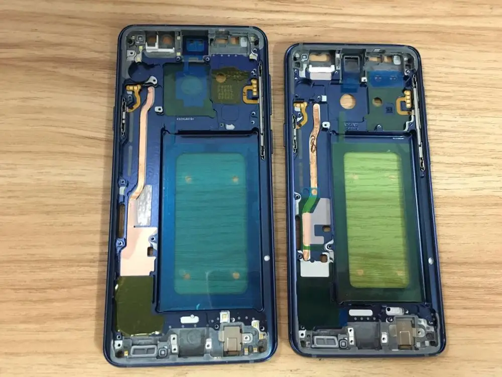 5 шт. средний корпус рамы для samsung Galaxy S9 G960F Plus G965F дефект средняя панель пластина с
