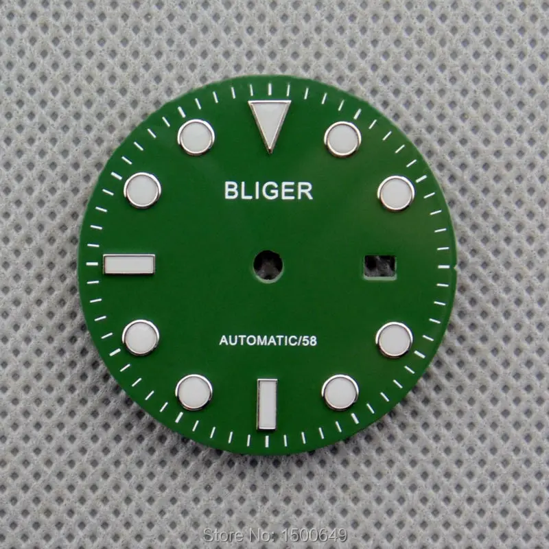 BLIGER 31 5 мм черный/зеленый/белый/синий циферблат для eta 2824 2836 Mingzhu DG 2813/3804 механизм |