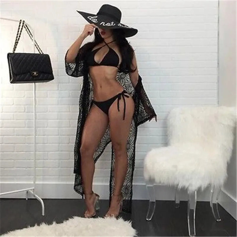 Новое поступление 2017 женский купальник в стиле ретро кружевной бикини с вырезами