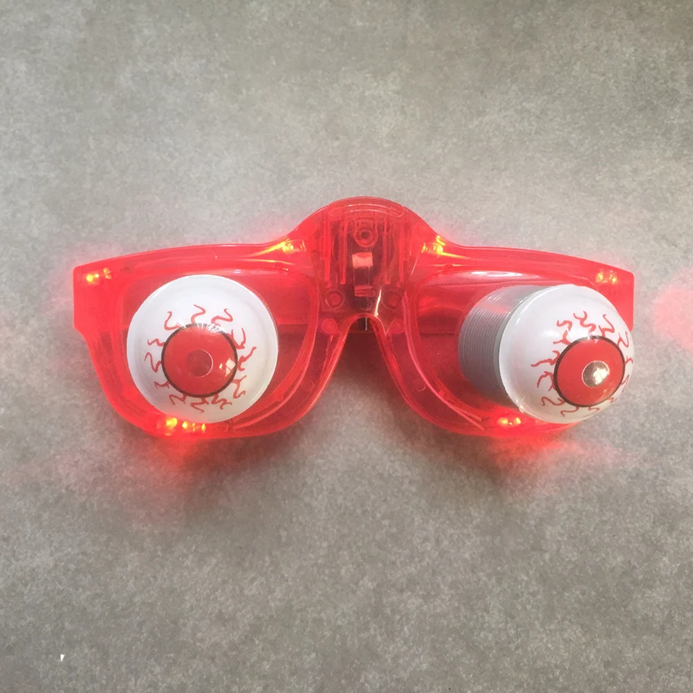 Gag Joke Slinky очки Маскировка LED Drooping Eyes весенние игрушки для детей (красный)|Украшения