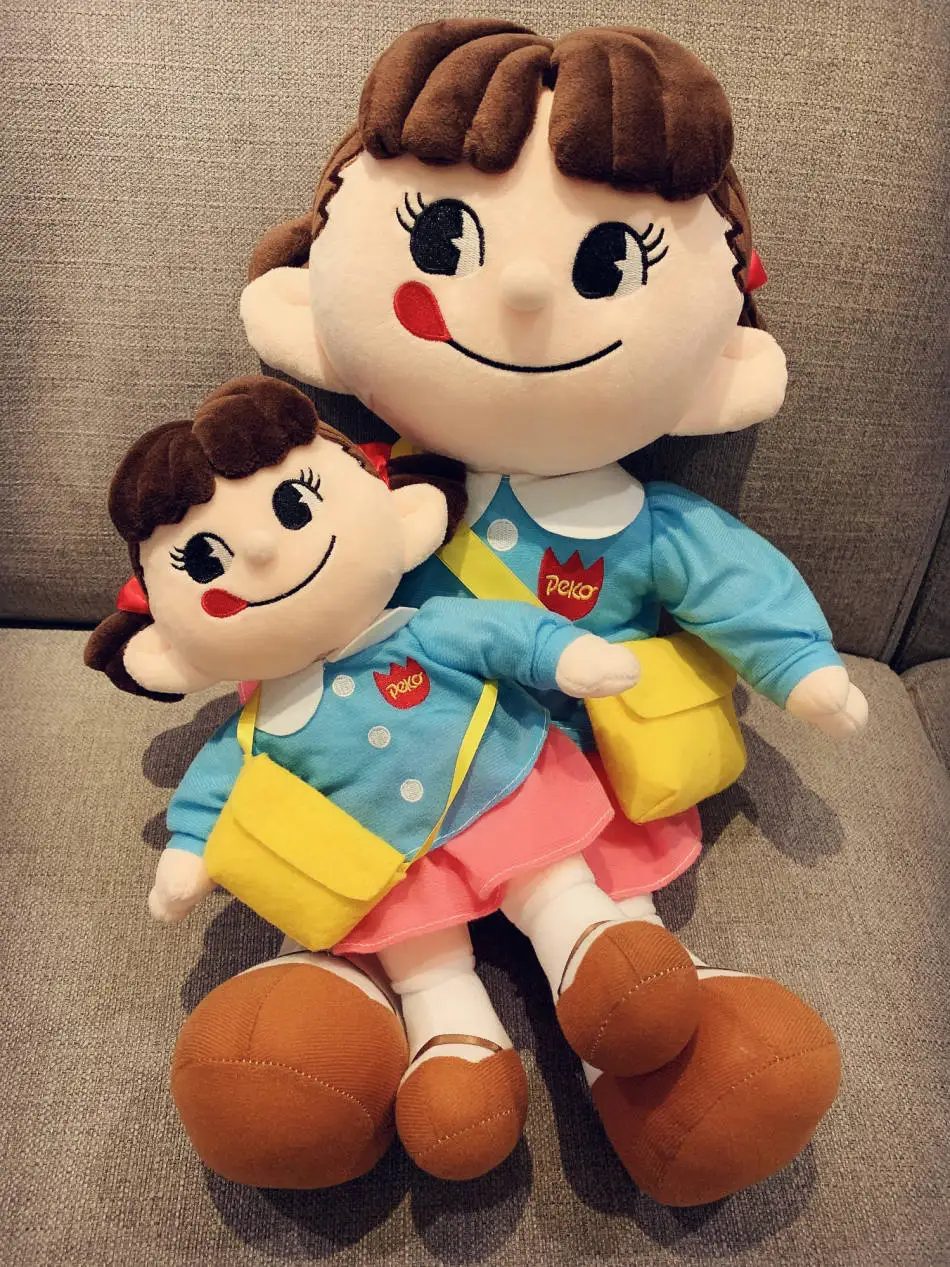Японское аниме fujiya Peko girl plsuh игрушка kawaii мультипликационный персонаж кукла