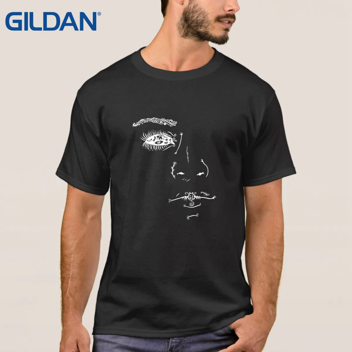 Homme странные вещи Демогоргон (STDG) али Футболки купить S ~ 3Xl образным вырезом