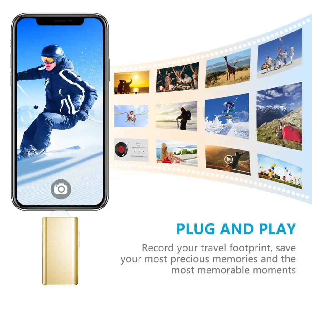 Флеш накопитель 128 ГБ для iPhone 8 7 7s Plus 6 6S ipad флеш 256 HD карта памяти мобильный OTG Micro USB