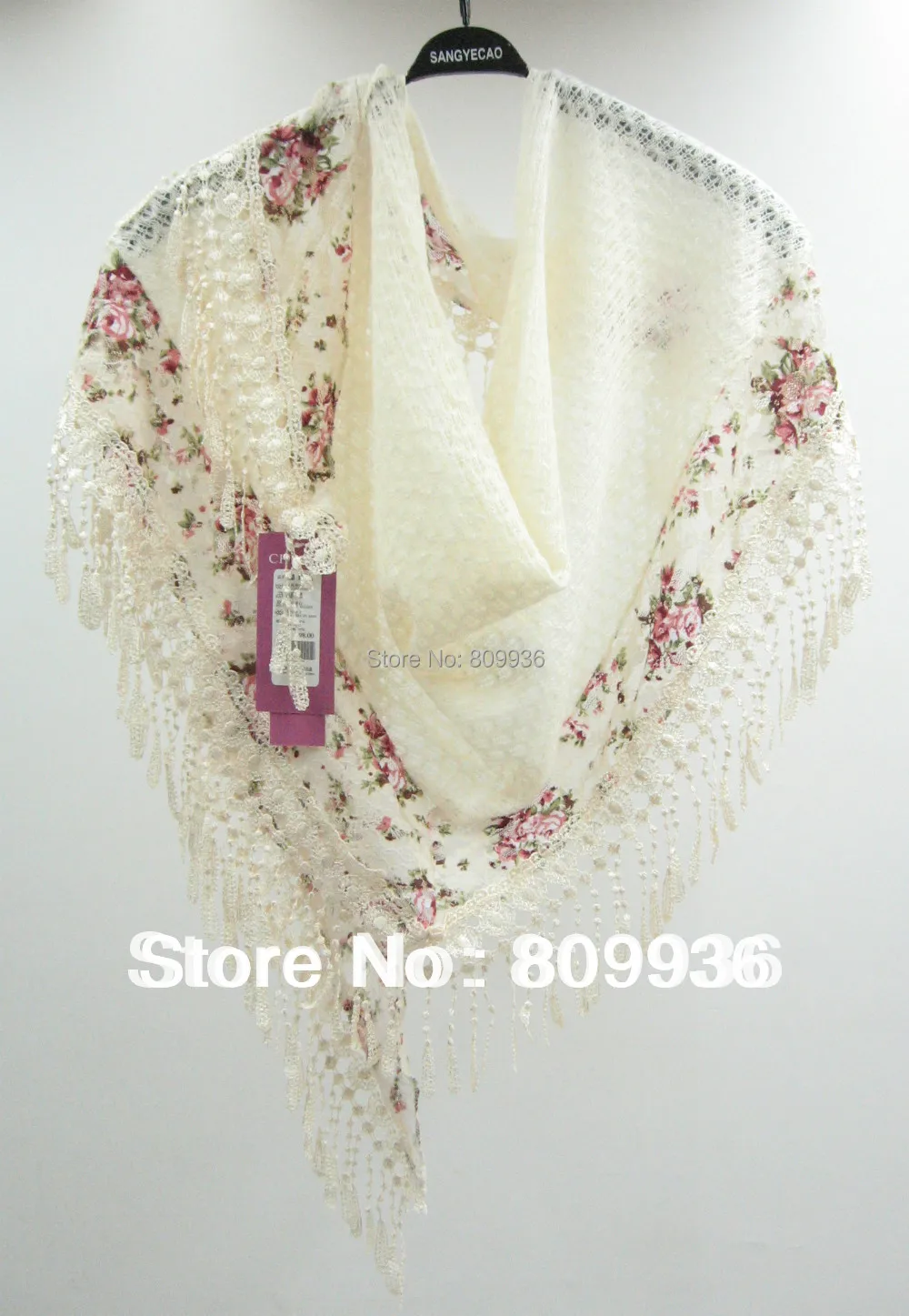 Бесплатная доставка выход фабрики! Женщины женщина мода шарф Женская цветок