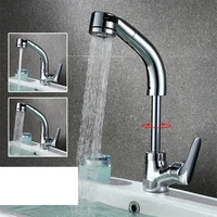 kitchen faucets silver single handle pull out faucet spray swivel kitchen sink baked pull down plumbing cold hot water tap