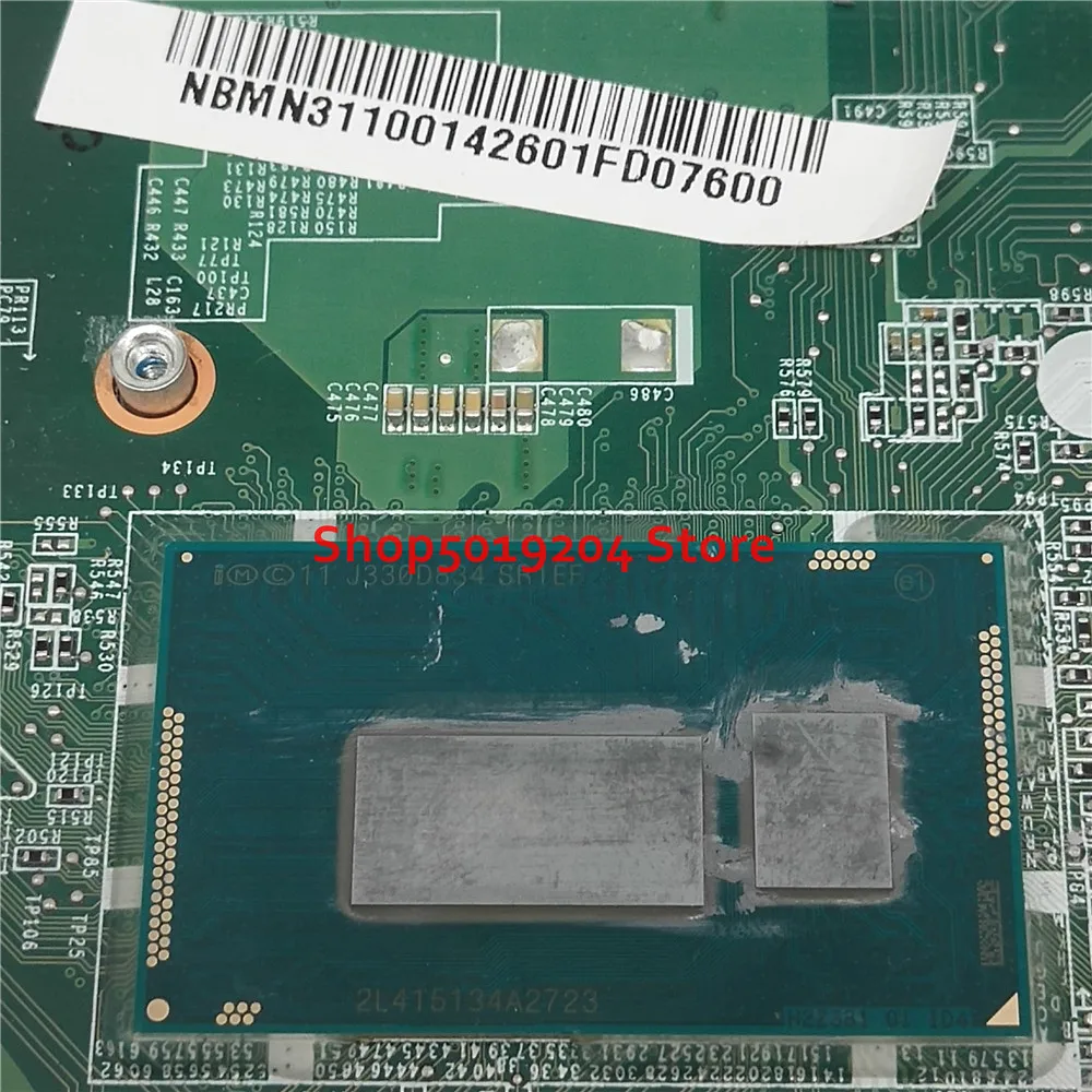 

For Acer V3-472 V3-472P E5-471G E5-471 ZQ0 Laptop motherboard SR1EF I5-4210U DA0ZQ0MB6E0 MAIN BOARD