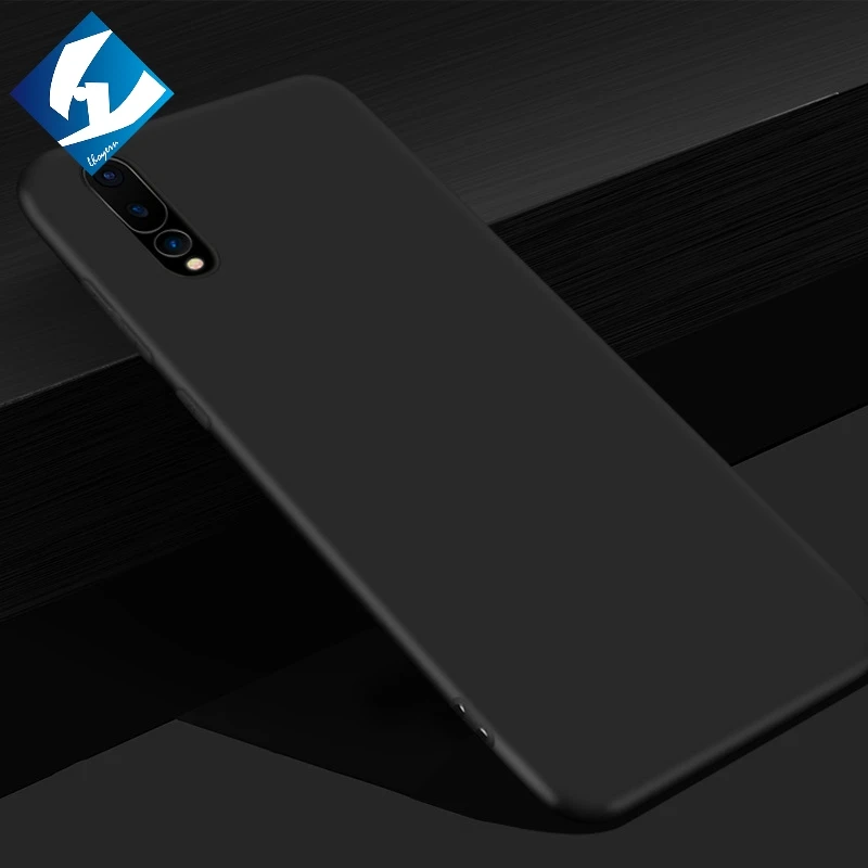 Ультра тонкий черный матовая крышка Мягкий силиконовый чехол для ТПУ huawei Коврики
