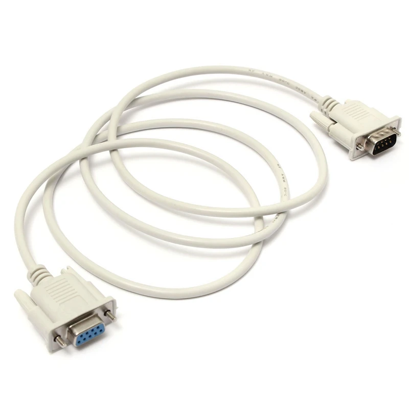 Новый 1 5 м Серийный RS232 9 контактный штыревой разъем DB9 кабельный удлинитель для