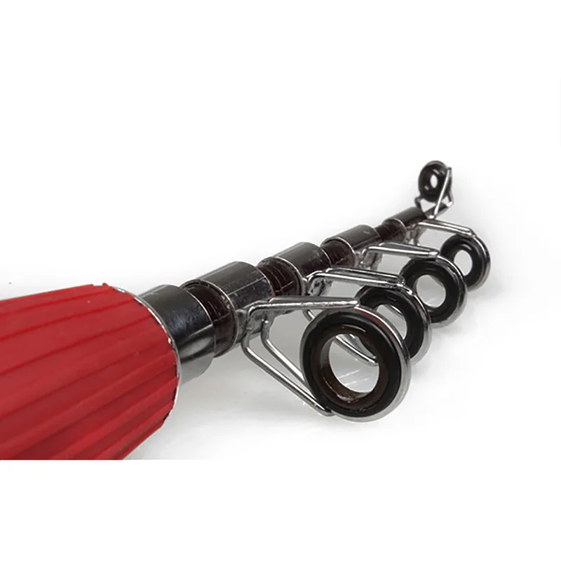 Телескопическое портативное углеродное спиннинговое удилище 1 4 м 130 г удочка для