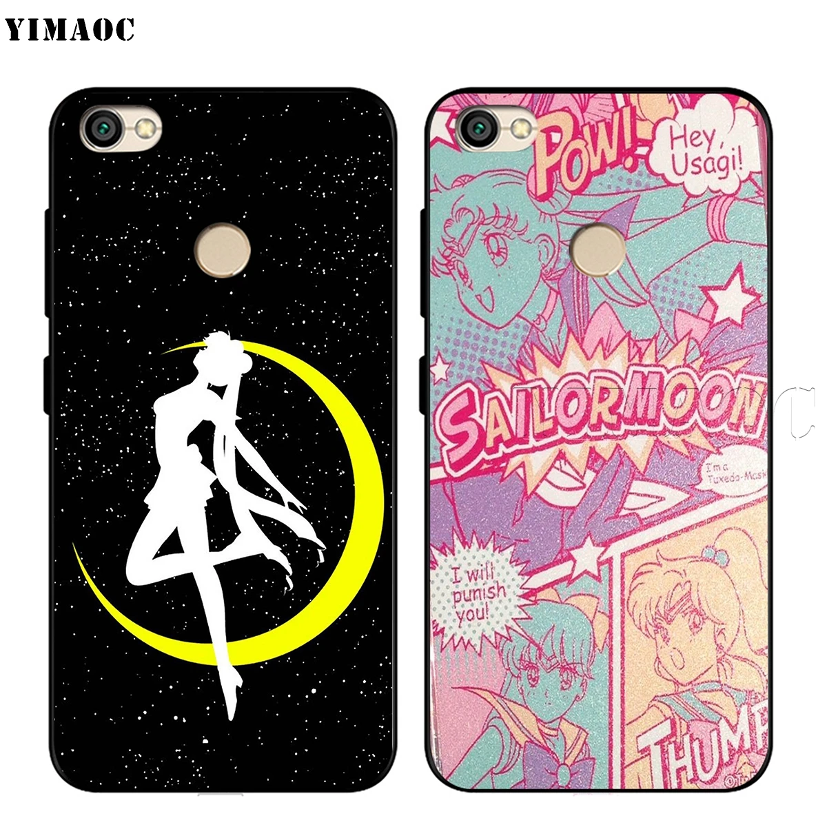 Мягкий ТПУ чехол YIMAOC Sailor Moon для Xiaomi Redmi mi Note MAX 3 6 6A 7 mi 6 mi 8 9 se a1 a2 Pro Lite go pocophone f1